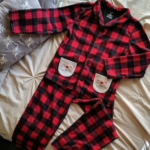 Christmas red buffalo check pajamas